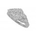 2.75 CT. TW Round Cut Diamond Cluster Ring